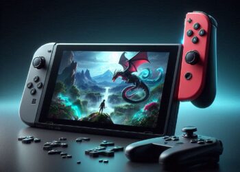 A sleek and modern Nintendo Switch 2 console showcasing 4K gaming, enhanced controllers, and expanded storage, as featured in the 2025 update.